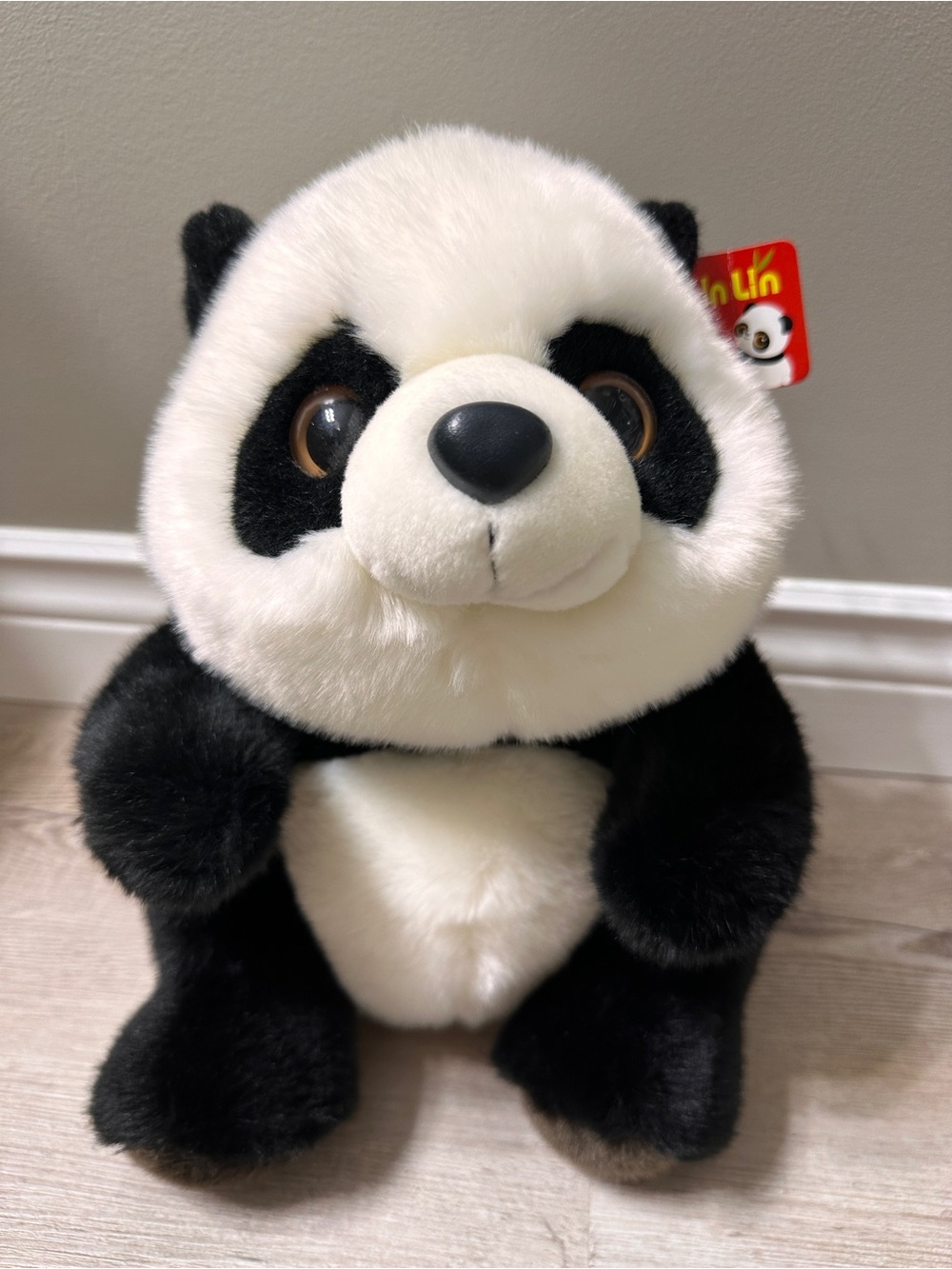 Aurora Lin Lin Panda Plush Stuffed Animal 12” NWT Item #03347 Soft Teddy Bear